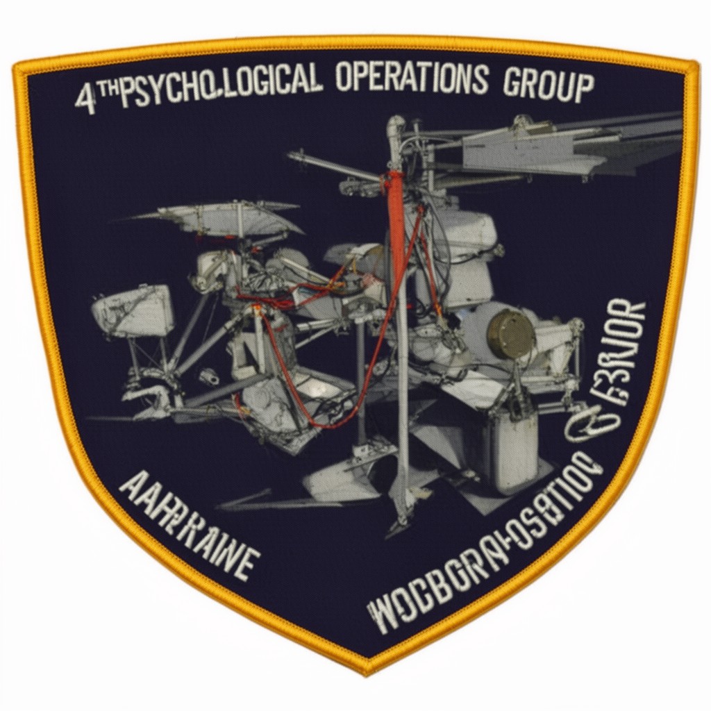AI-generated illustration of 4th Psychological Operations Group (Airborne)