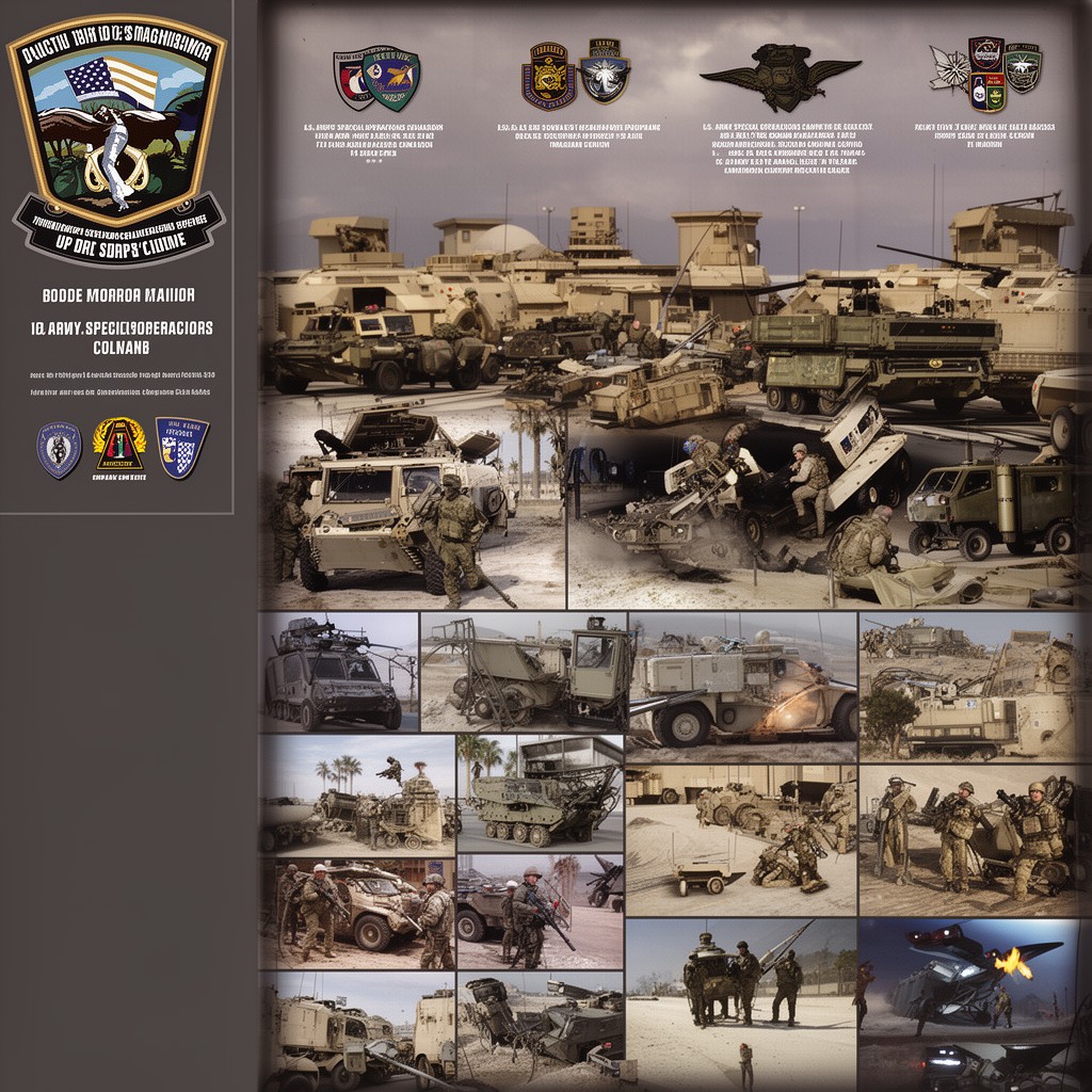 AI-generated illustration of Army service component command