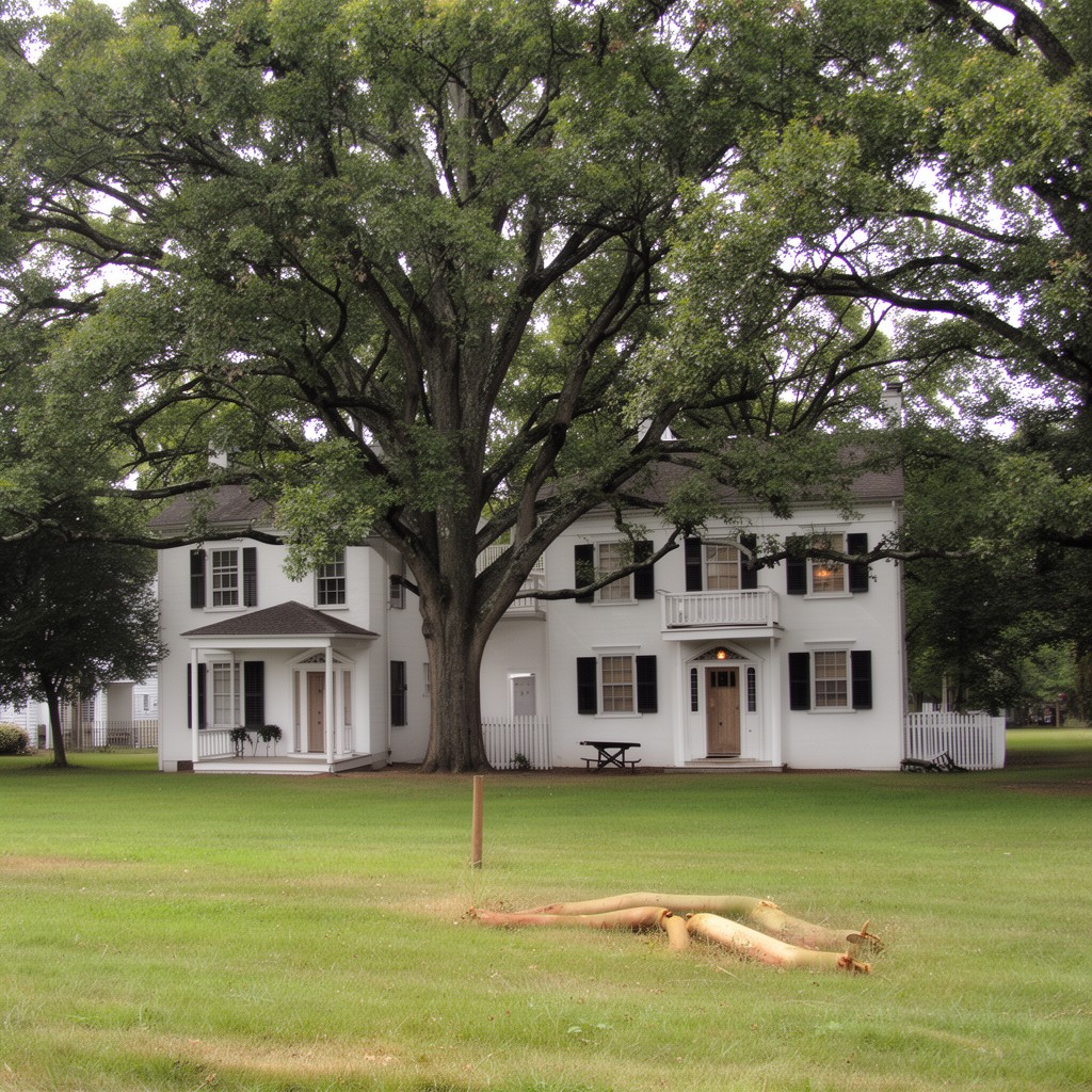 AI-generated illustration of Chestnut Grove plantation, New Kent County, Colony of Virginia