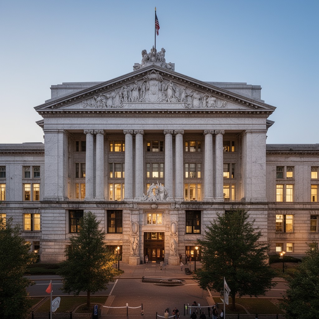AI-generated illustration of Knox County Courthouse (Knoxville, Tennessee)