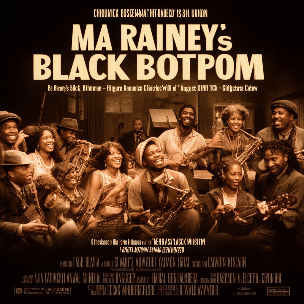 AI-generated illustration of Ma Rainey's Black Bottom