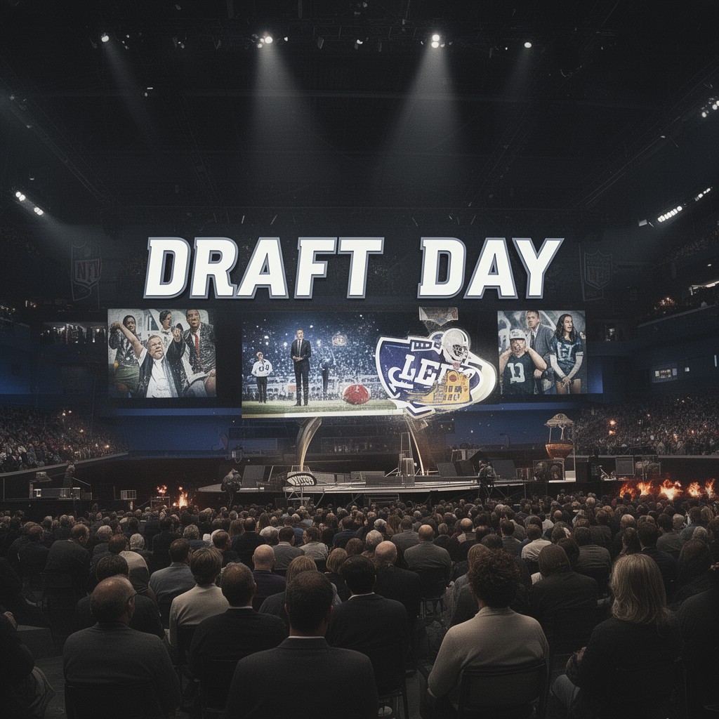 AI-generated illustration of Draft Day
