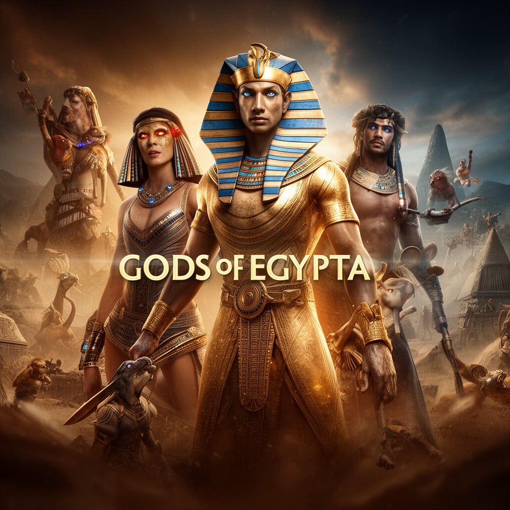 AI-generated illustration of Gods of Egypt