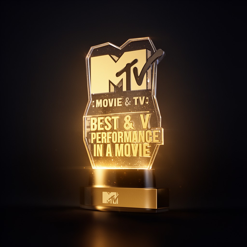 AI-generated illustration of MTV Movie & TV Award for Best Performance in a Movie