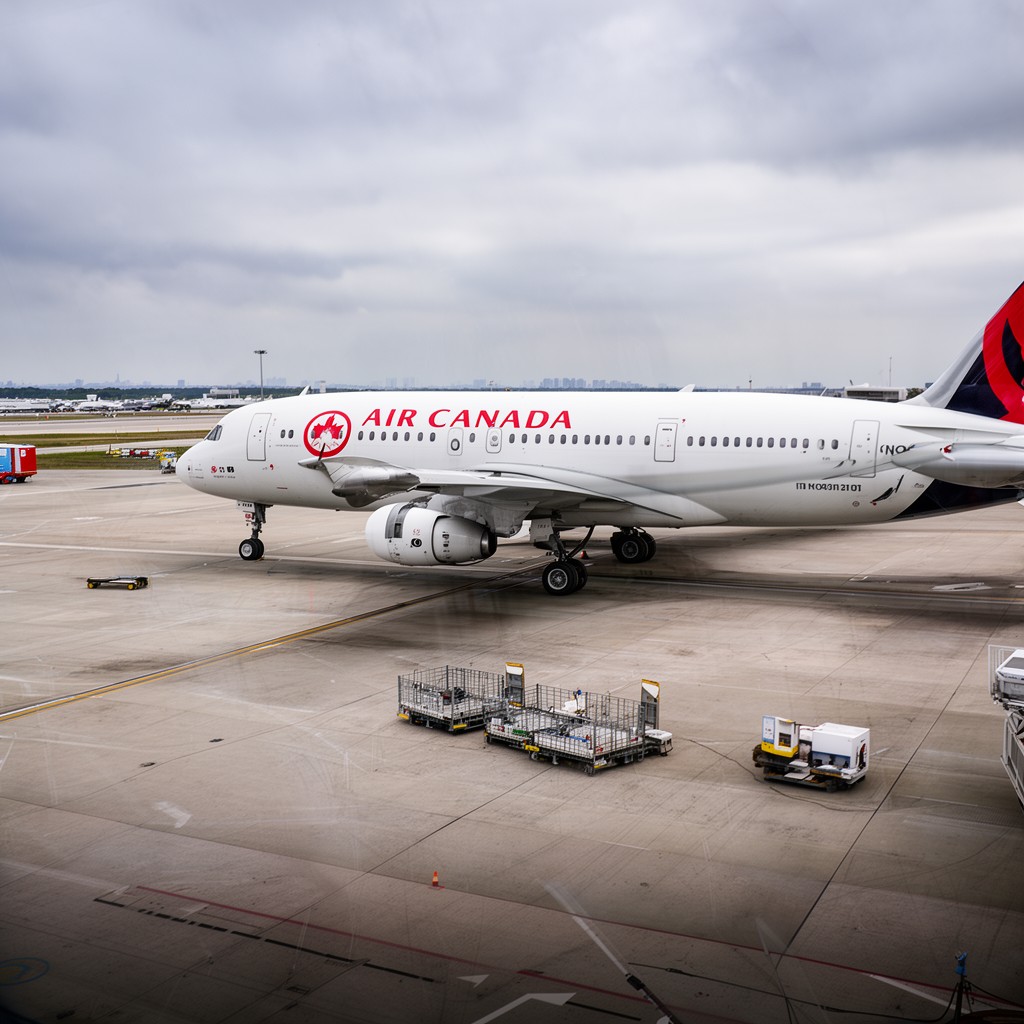AI-generated illustration of Air Canada
