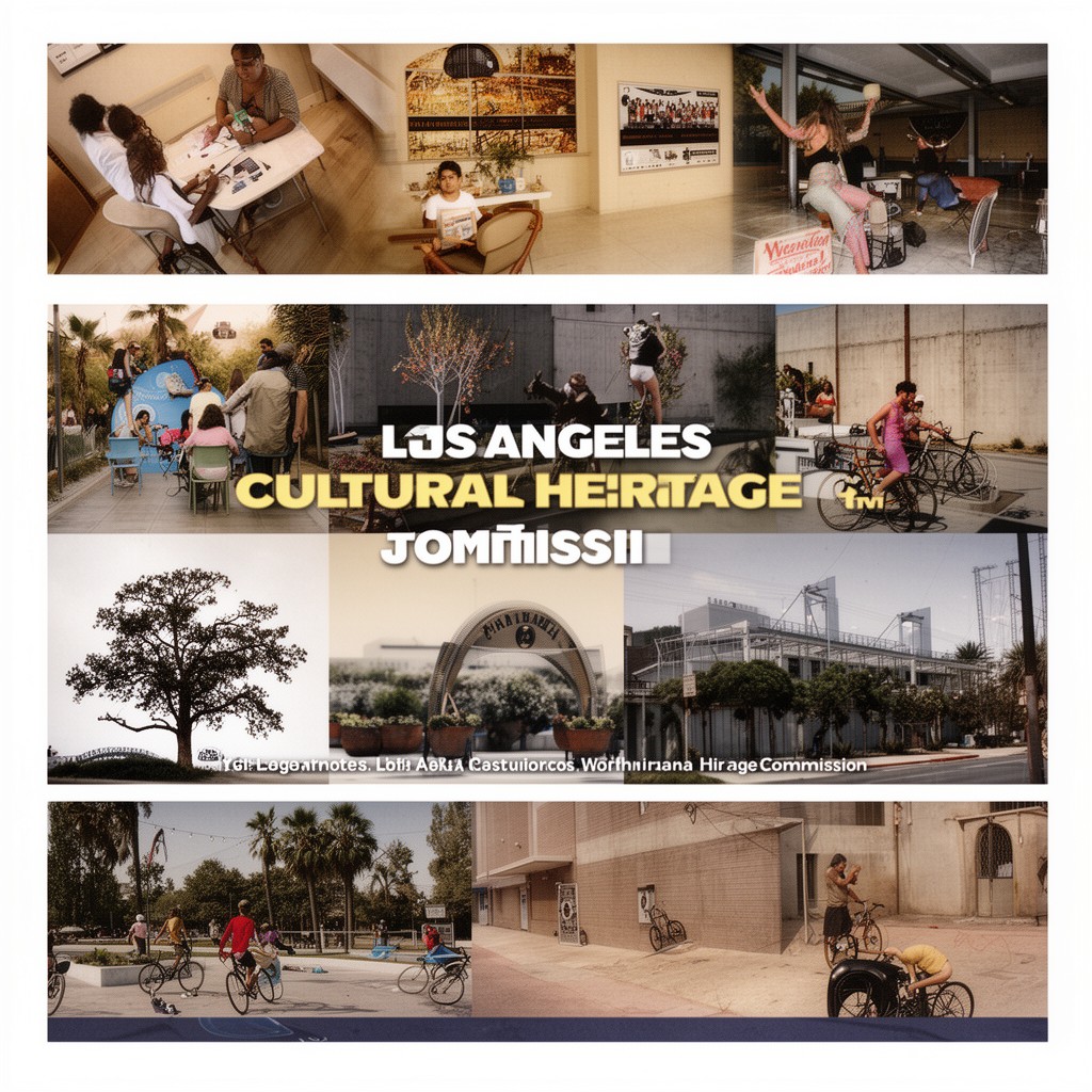 AI-generated illustration of Los Angeles Cultural Heritage Commission