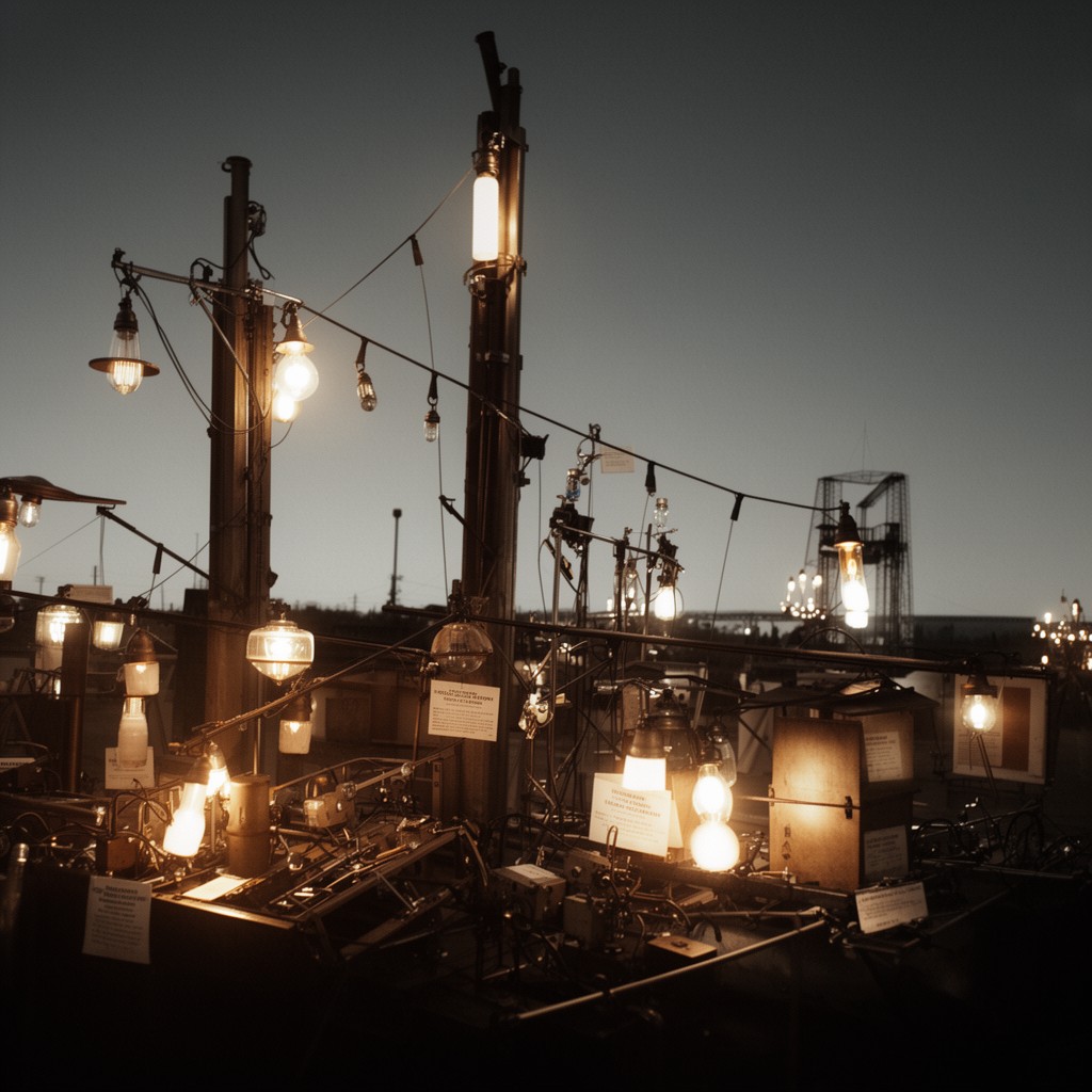AI-generated illustration of Edison Electric Light Company