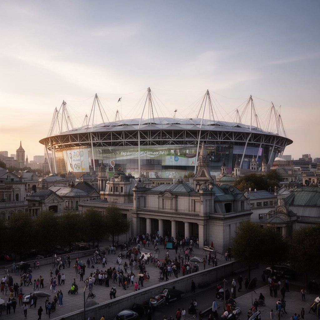 AI-generated illustration of London Organising Committee of the Olympic and Paralympic Games