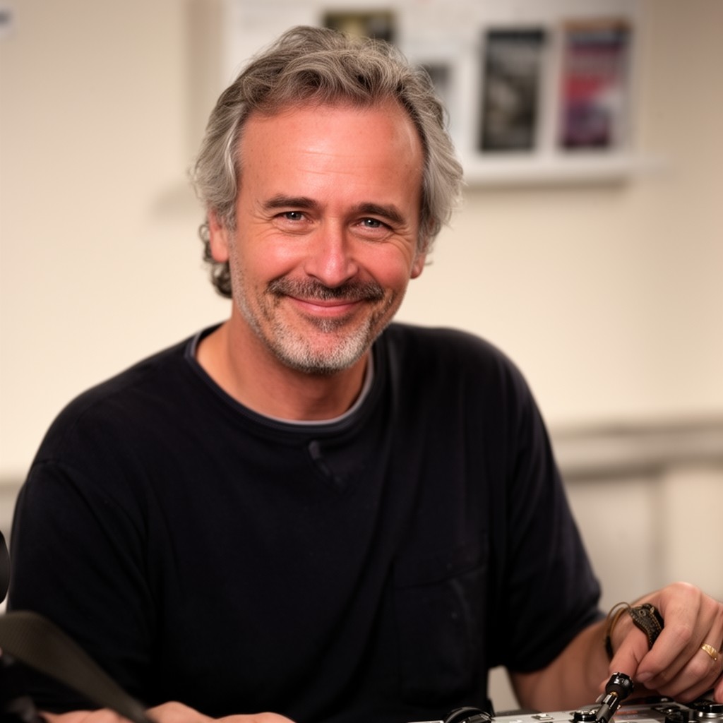 AI-generated illustration of Danny Boyle