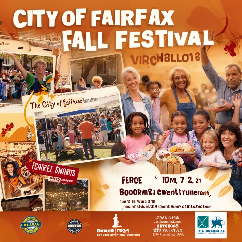 AI-generated illustration of City of Fairfax Fall Festival