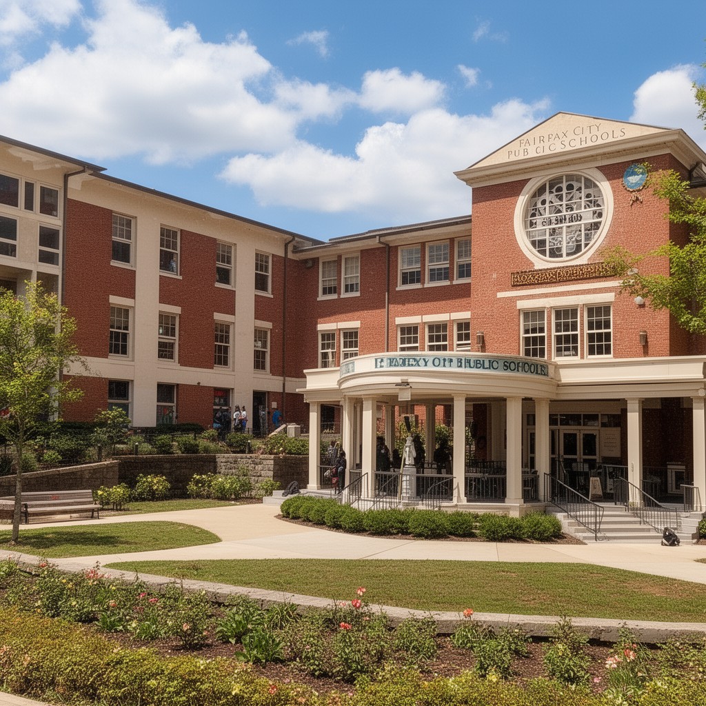 AI-generated illustration of Fairfax City Public Schools