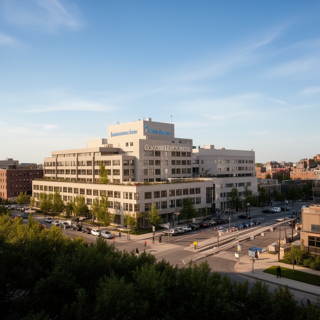 AI-generated illustration of Lachine Hospital