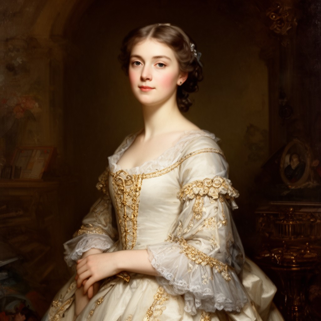 AI-generated illustration of Anne Liddell