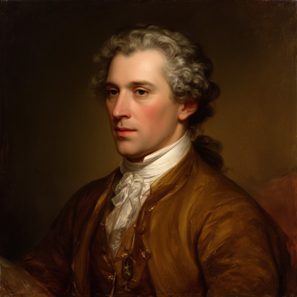 AI-generated illustration of John Pitt (younger brother)