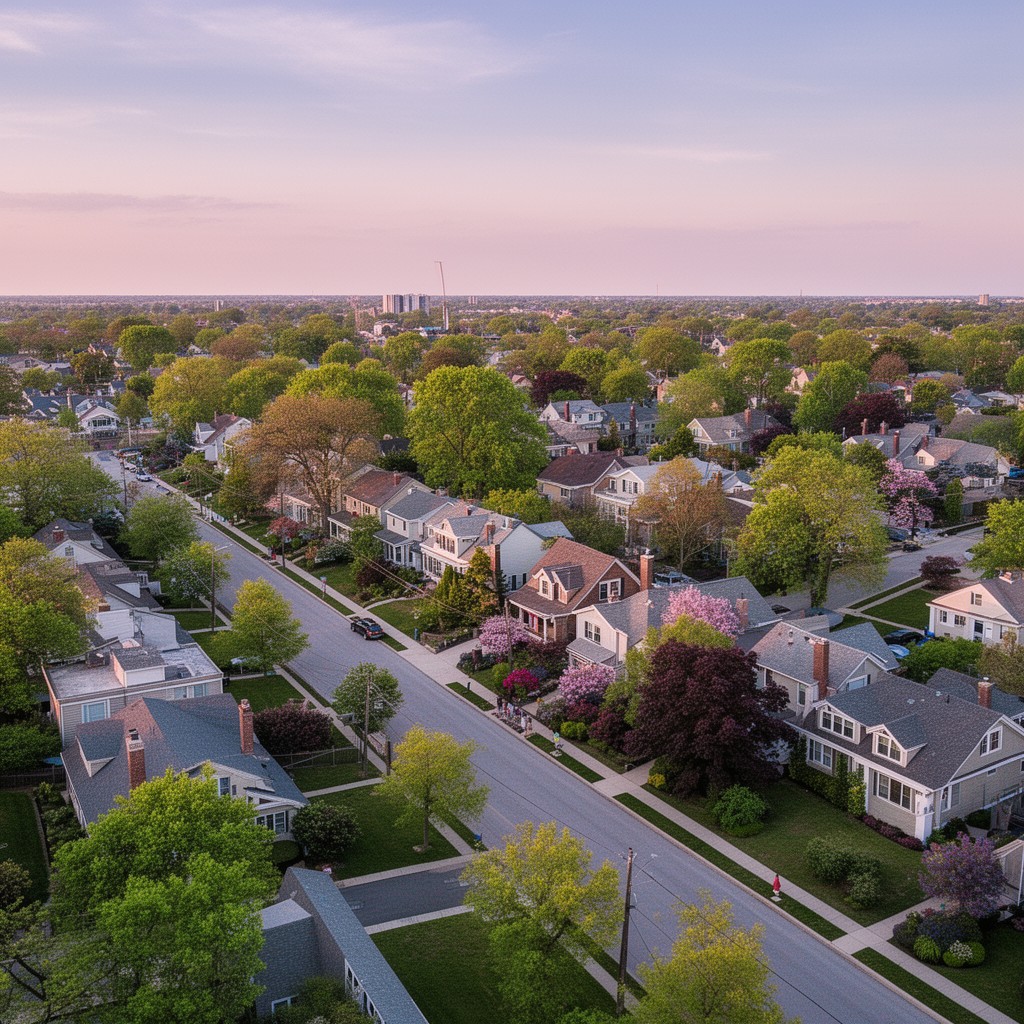 AI-generated illustration of Lombard, Illinois