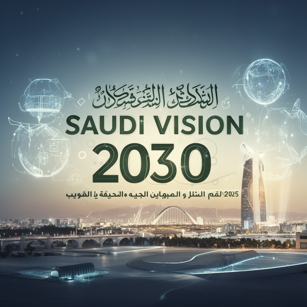 AI-generated illustration of Saudi Vision 2030