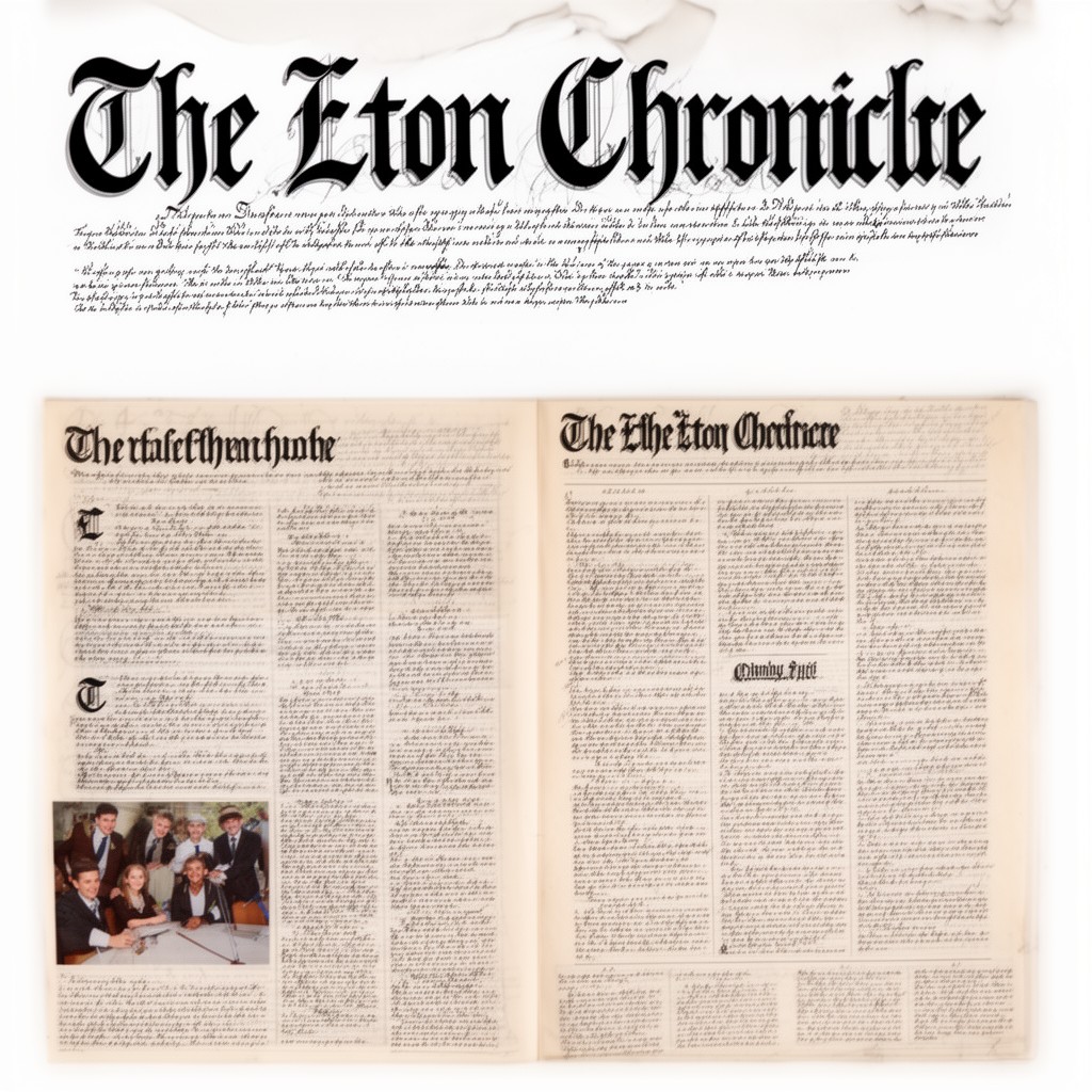 AI-generated illustration of The Eton Chronicle