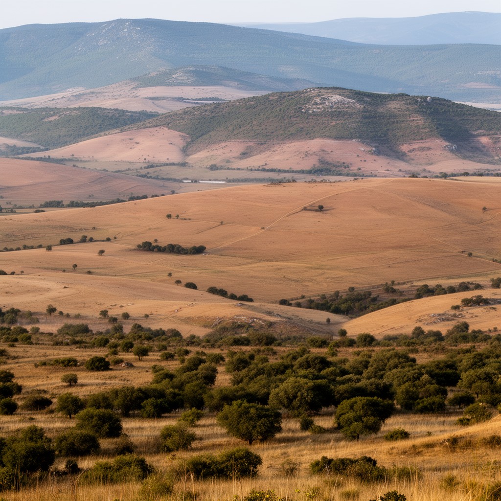 AI-generated illustration of Meseta Central