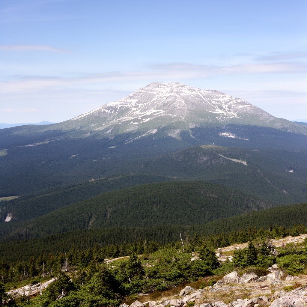 AI-generated illustration of Whiteface Mountain
