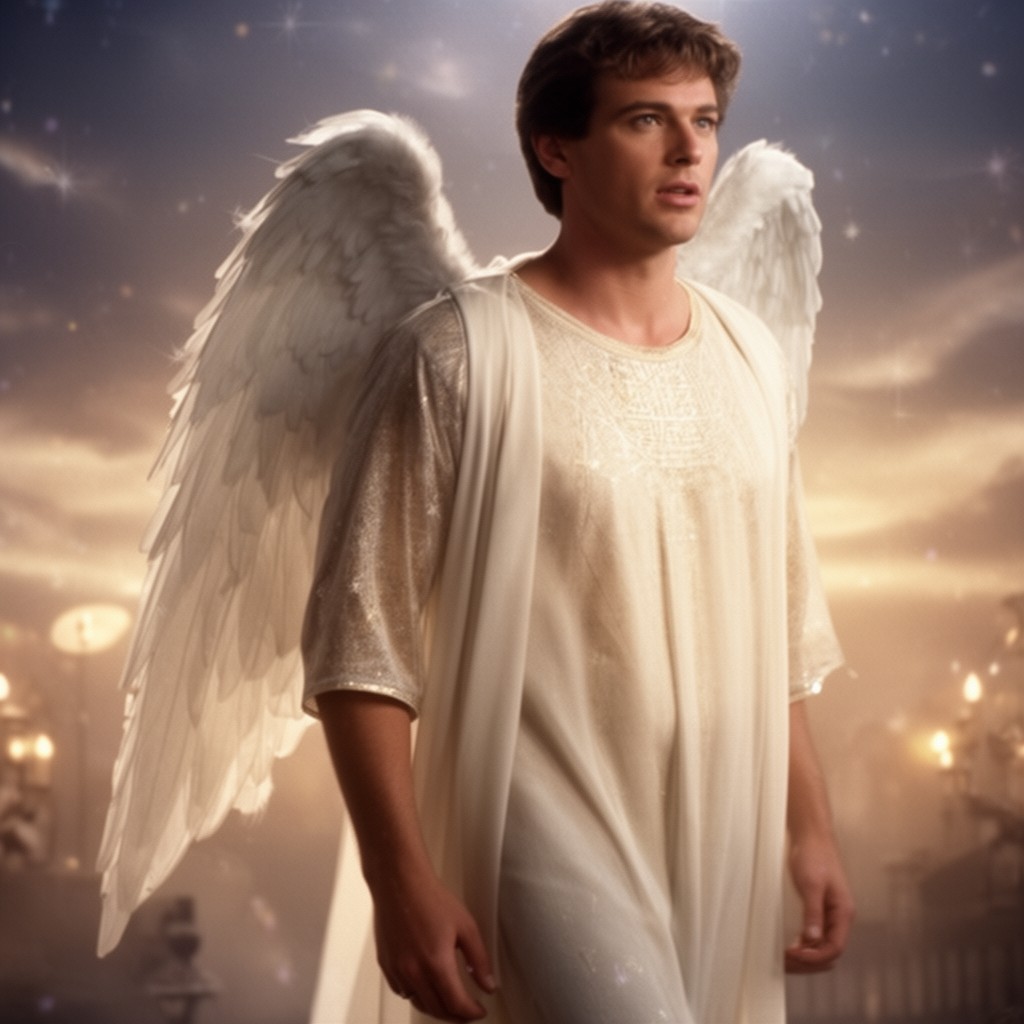 AI-generated illustration of Dudley is an angel