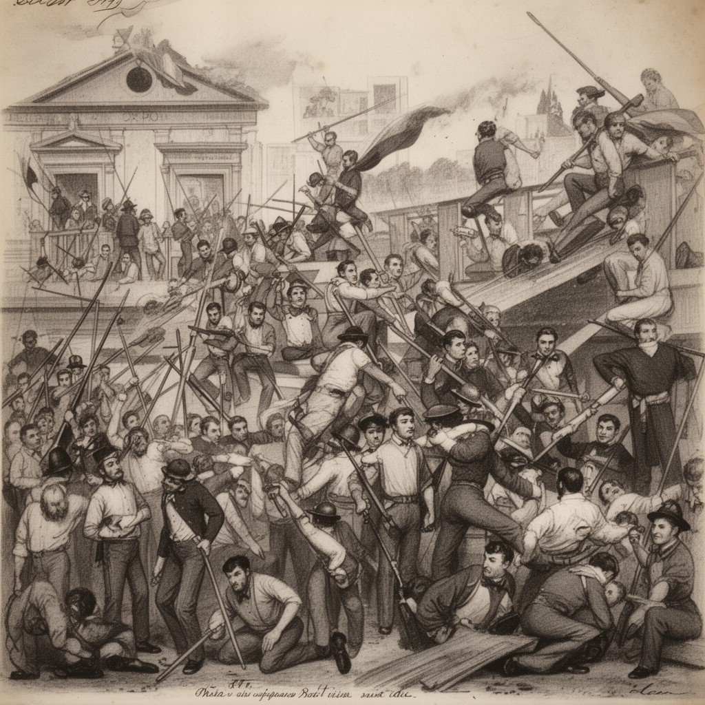 AI-generated illustration of Reform War