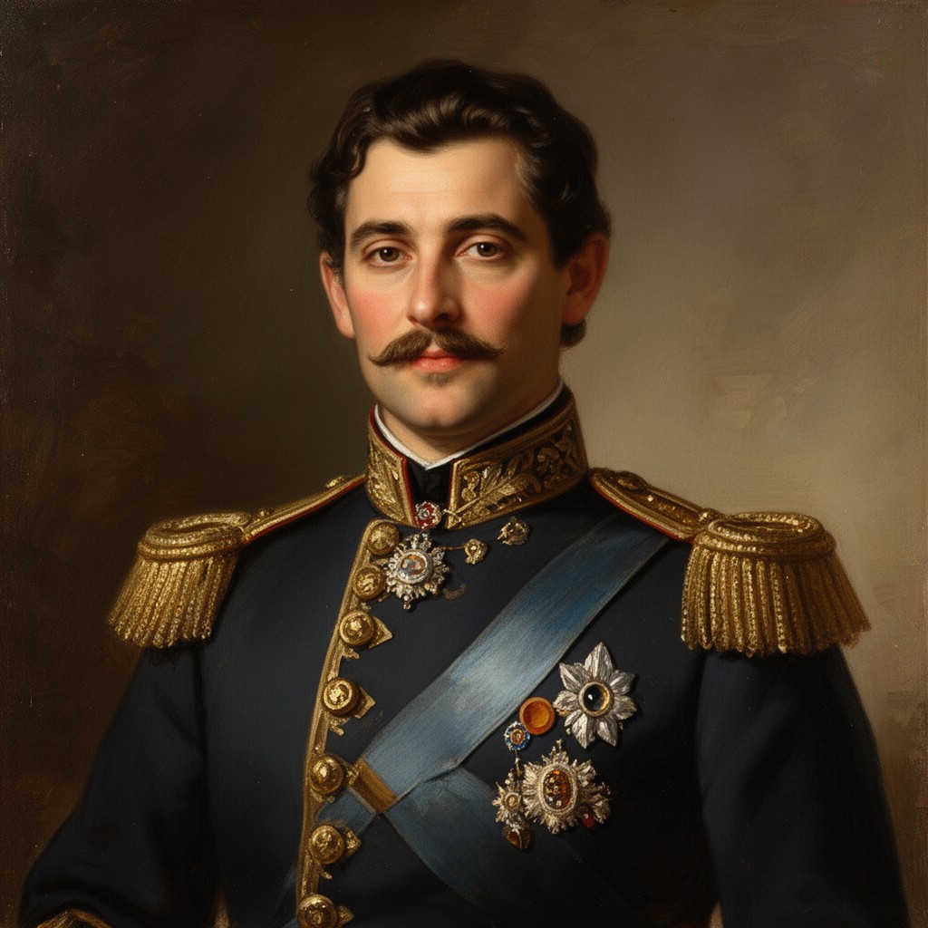 AI-generated illustration of Maximilian I of Mexico