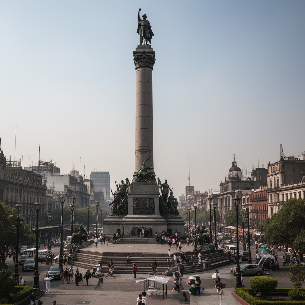 AI-generated illustration of Monument to Christopher Columbus (former location)