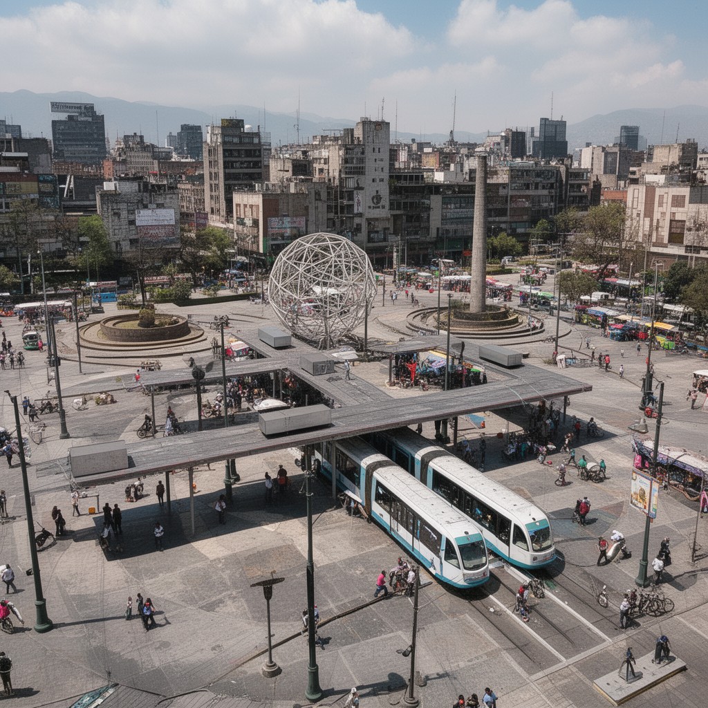 AI-generated illustration of Etiopía / Plaza de la Transparencia