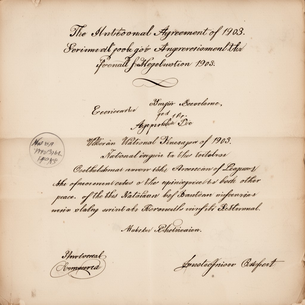 AI-generated illustration of National Agreement of 1903