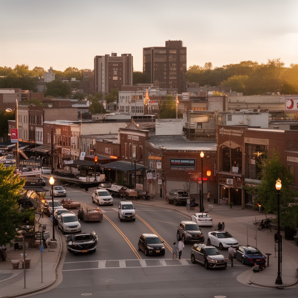 AI-generated illustration of Ypsilanti, Michigan, United States of America