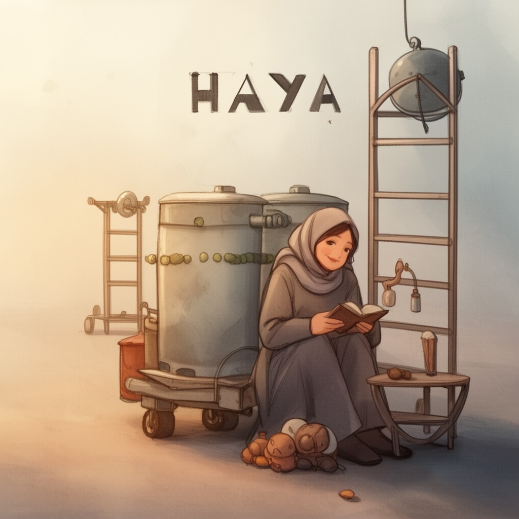 AI-generated illustration of Haya