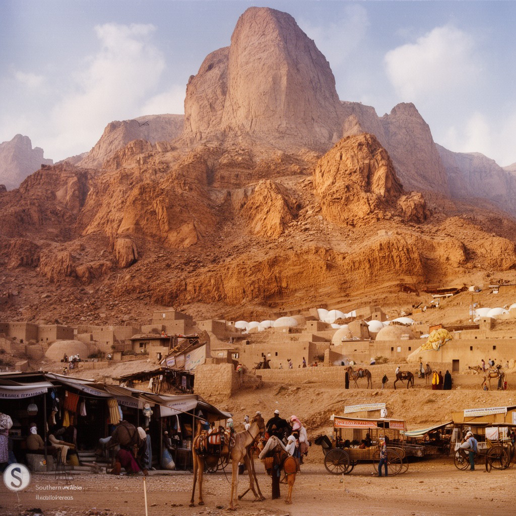 AI-generated illustration of Southern Arabia