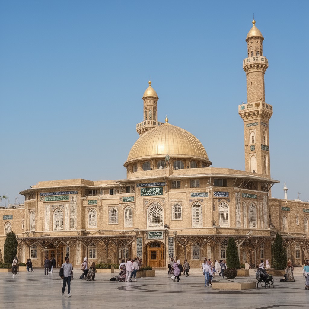 AI-generated illustration of Quba Mosque