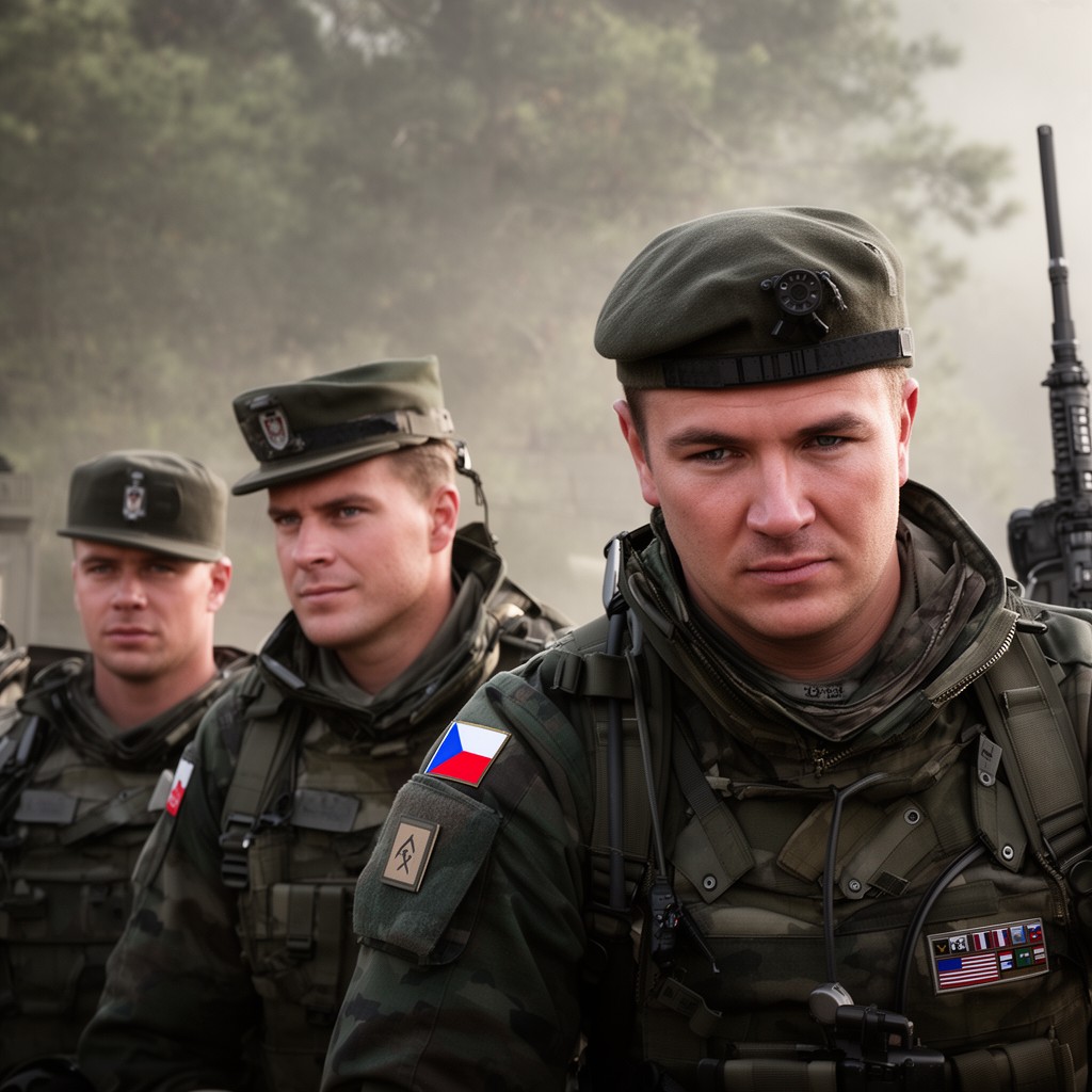 AI-generated illustration of Czech Army