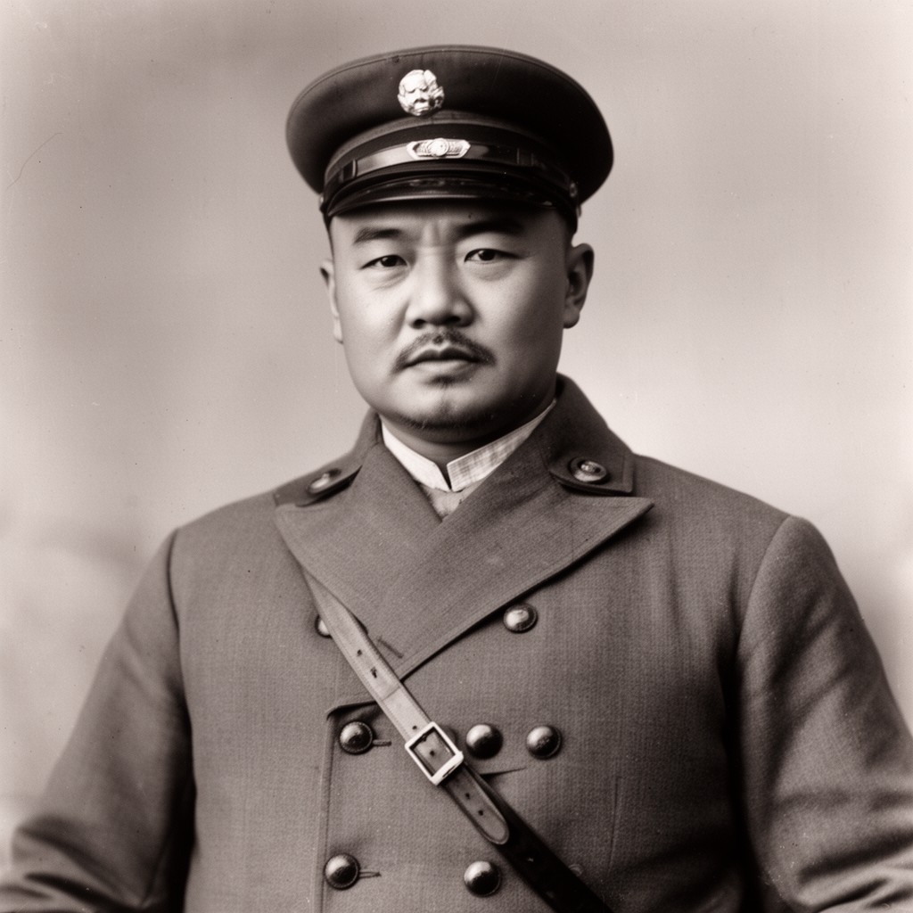 AI-generated illustration of Yan Xishan