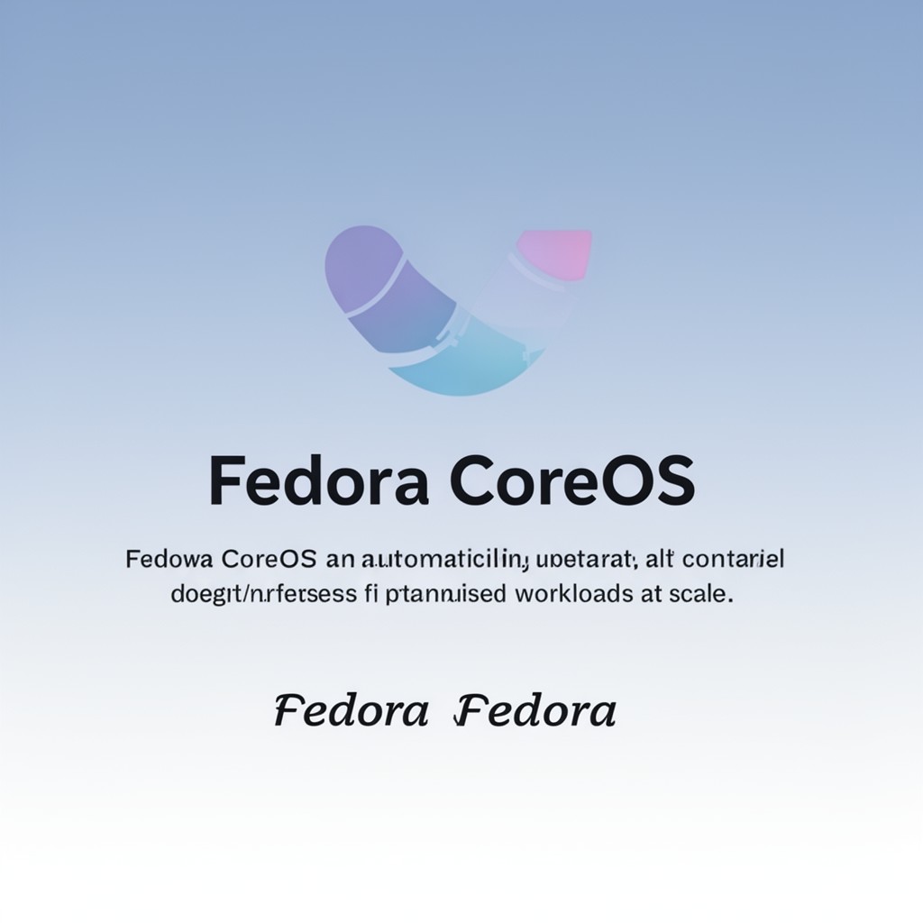 AI-generated illustration of Fedora CoreOS