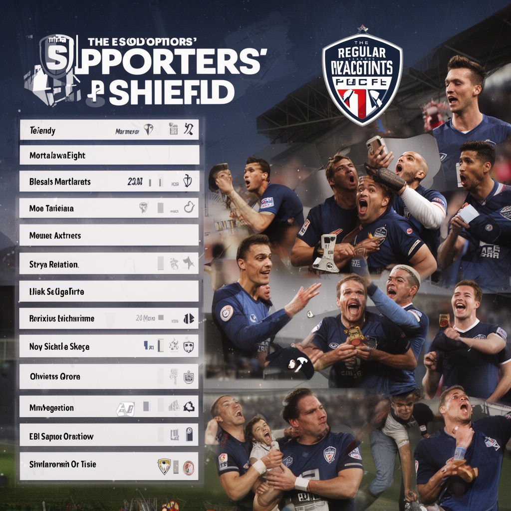 AI-generated illustration of Supporters' Shield race