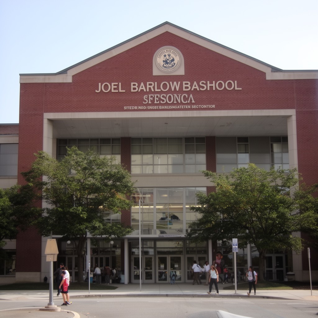 AI-generated illustration of Joel Barlow High School