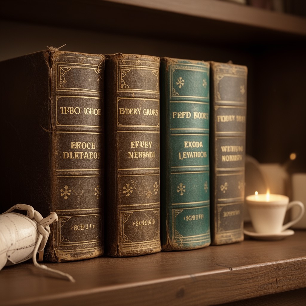 AI-generated illustration of Five Books of Moses