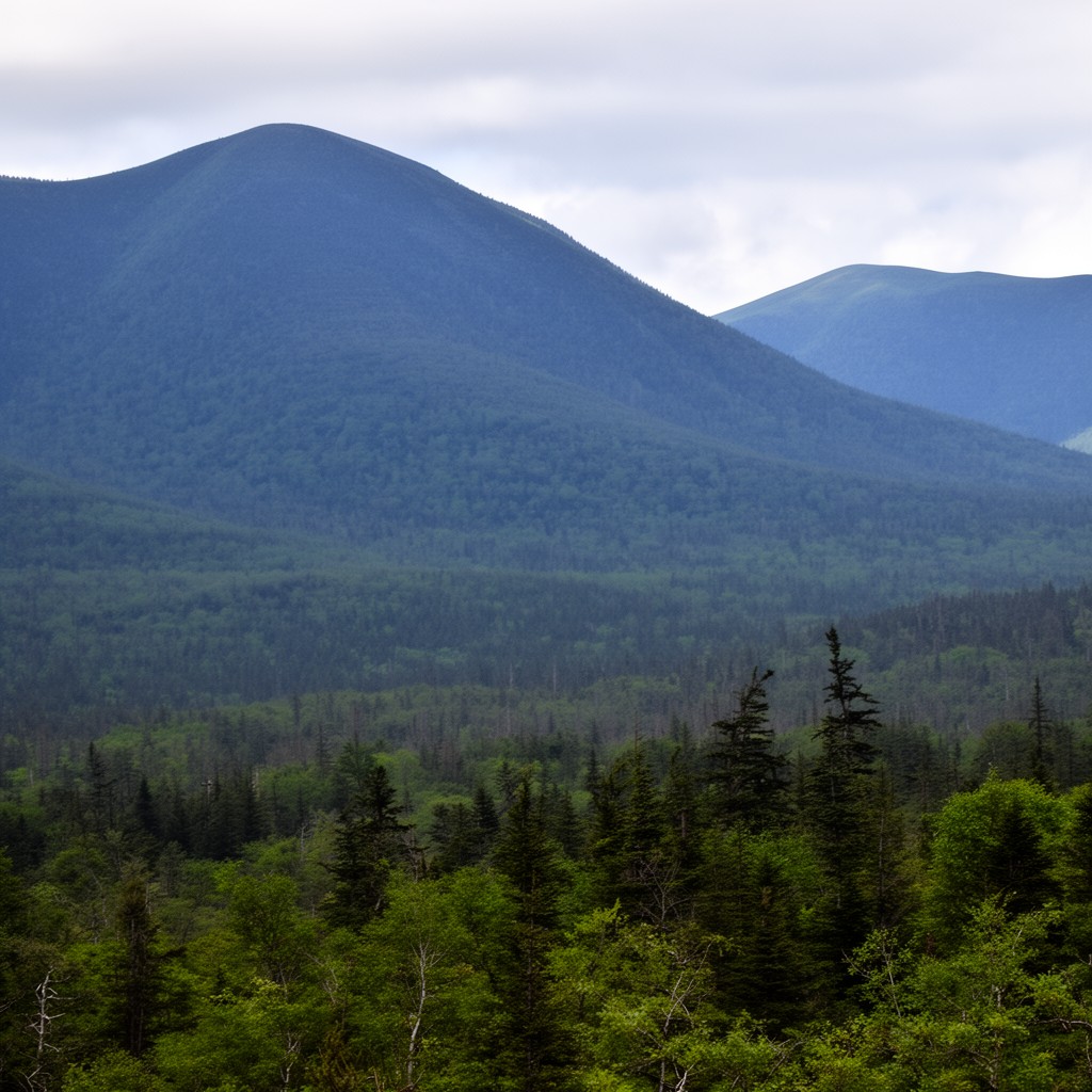 AI-generated illustration of Mahoosuc Range