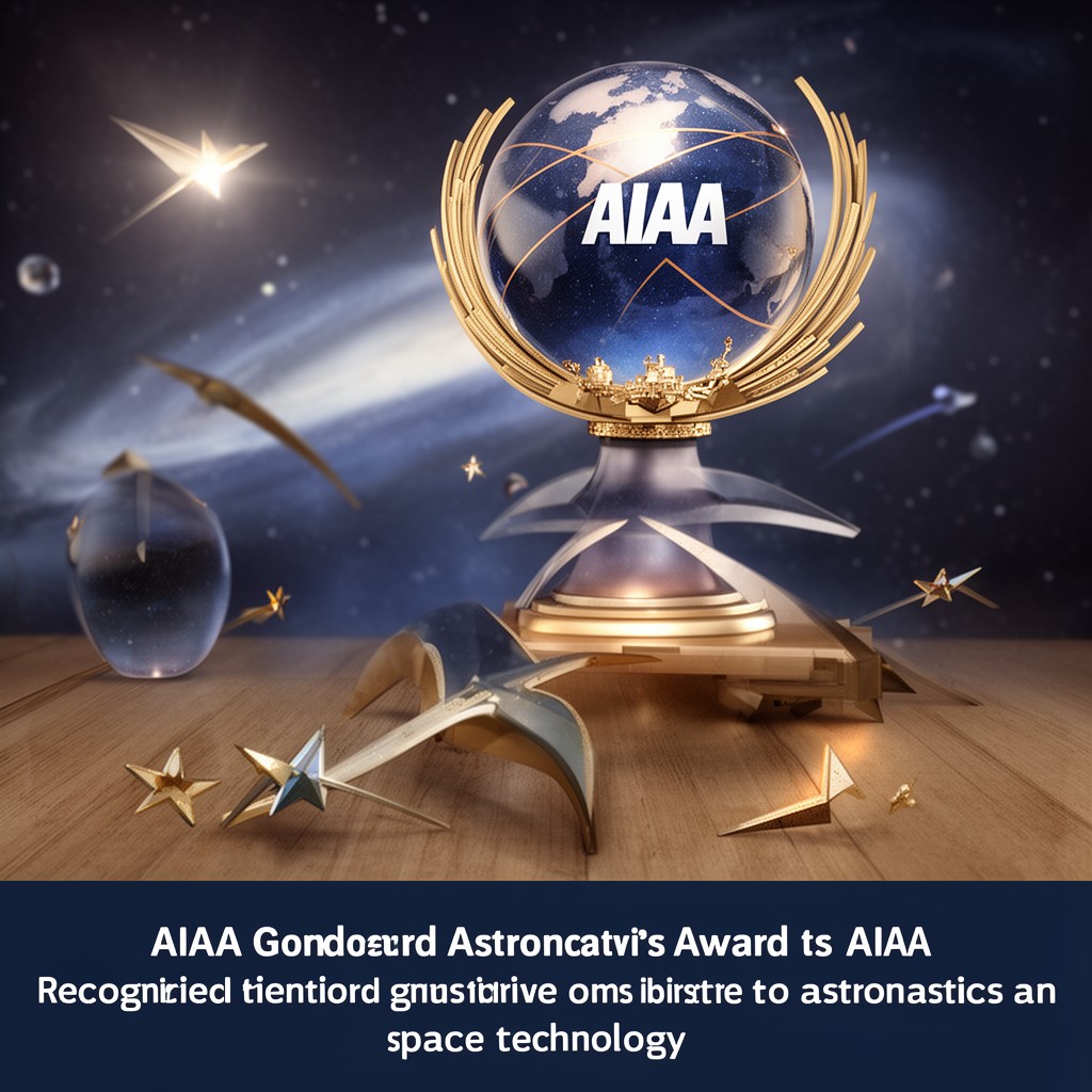 AI-generated illustration of AIAA Goddard Astronautics Award