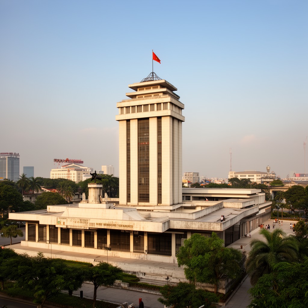 AI-generated illustration of Independence Palace