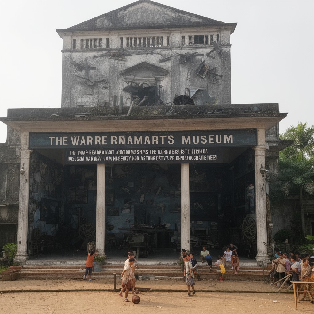 AI-generated illustration of War Remnants Museum