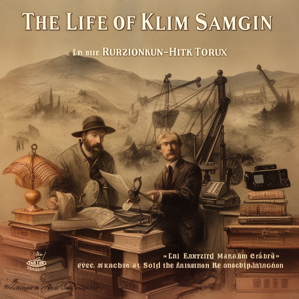 AI-generated illustration of The Life of Klim Samgin