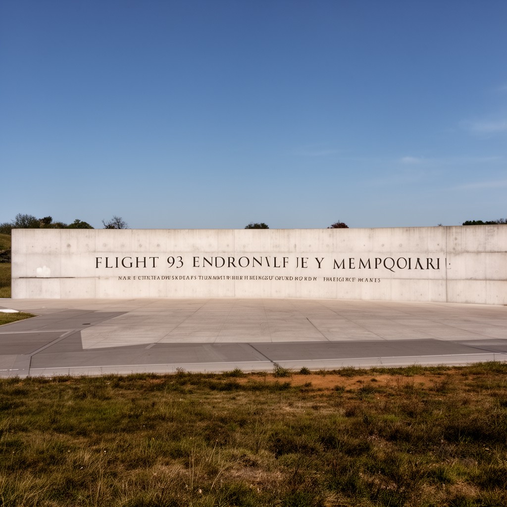 AI-generated illustration of Flight 93 National Memorial