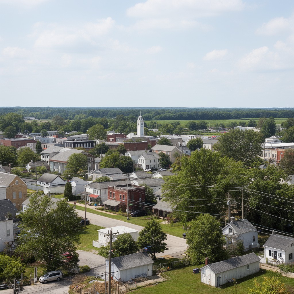 AI-generated illustration of Huron County, Ohio