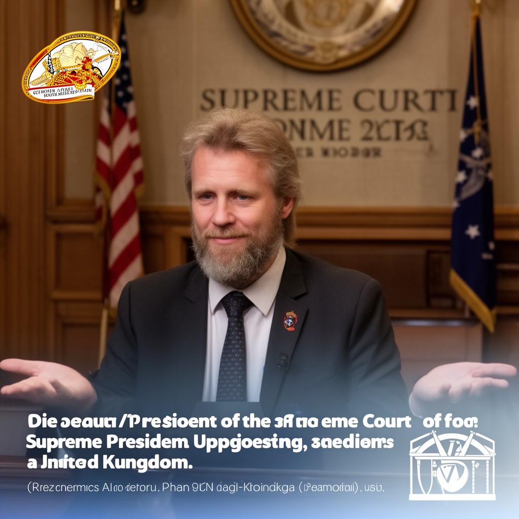 AI-generated illustration of Deputy President of the Supreme Court of the United Kingdom