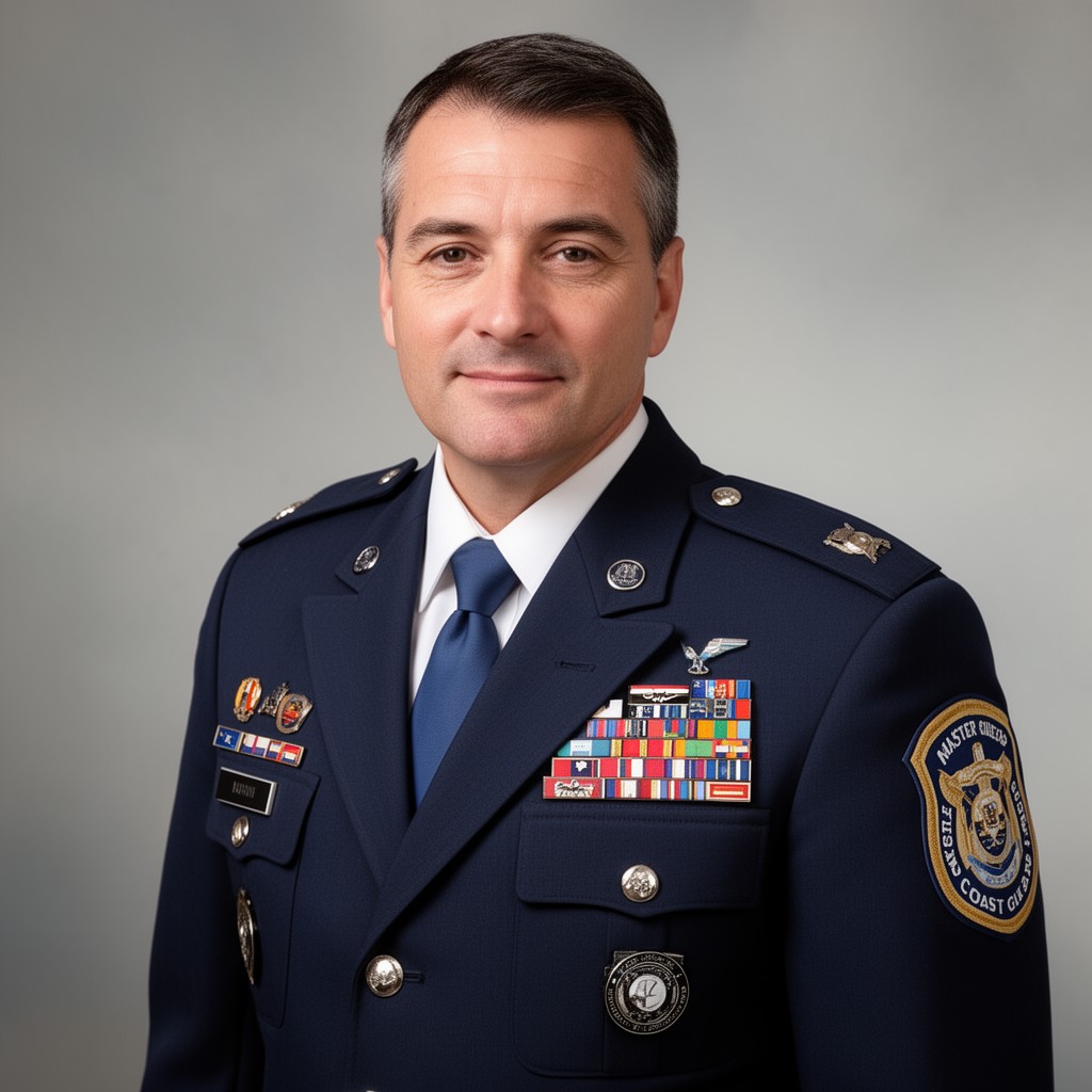 AI-generated illustration of Master Chief Petty Officer of the Coast Guard