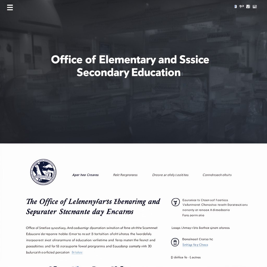 AI-generated illustration of Office of Elementary and Secondary Education