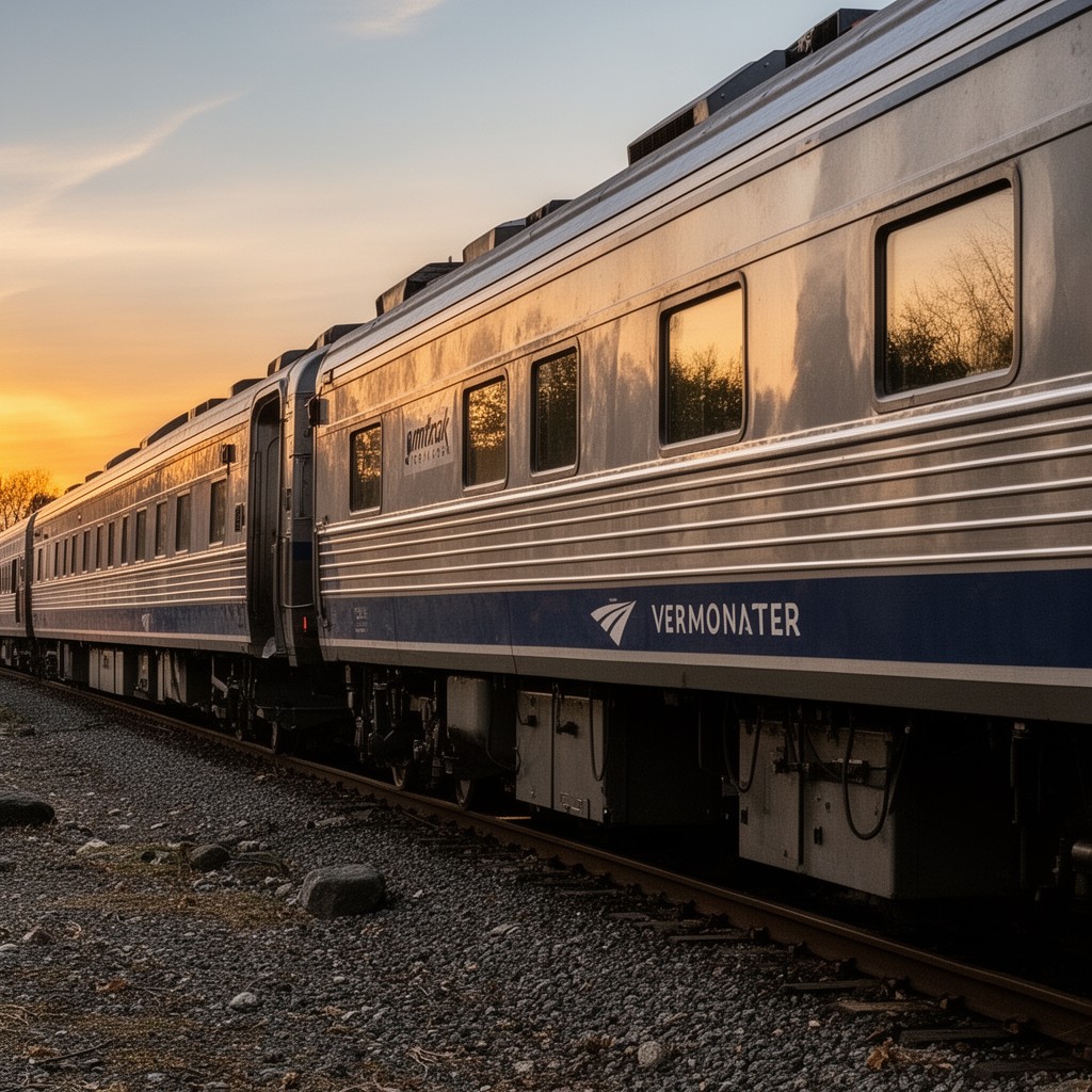 AI-generated illustration of Vermonter (train)